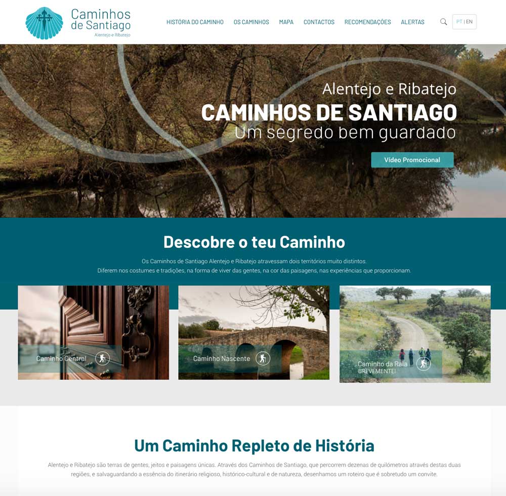 Caminhos de Santiago Alentejo e Ribatejo | Website